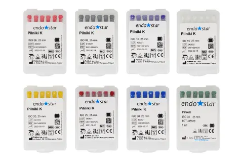 Pilniki K-Files 6 szt. Endostar