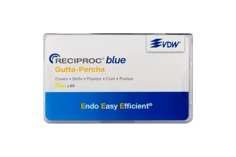 Ćwieki gutaperkowe Reciproc blue 60 szt. VDW