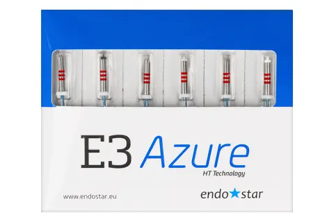 Pilniki E3 Azure 6 szt. Endostar