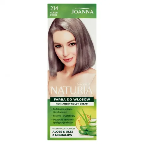 JOANNA NATURIA COLOR Farba do włosów 214 GOŁĘBI POPIEL