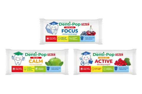 Lizak Denti-Pop uczeń