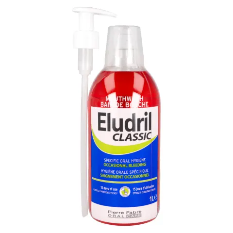 Eludril Classic 1 l + Pompka Pierre Fabre