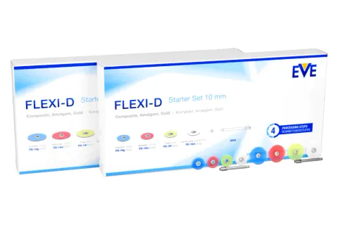 Dyski polerujące Flexi-D 100 szt. + mandrylka EVE