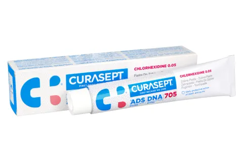 Pasta do zębów ADS DNA 705 0,05% CHX 75 ml Curasept