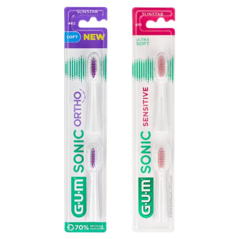 Końcówki do szczoteczki sonicznej 2 szt. GUM