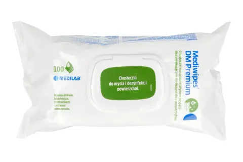 Chusteczki bezalkoholowe Mediwipes DM Premium flow pack 100 szt. MediLab