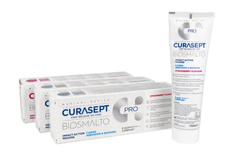 Mus Biosmalto PRO 150 ml Curasept