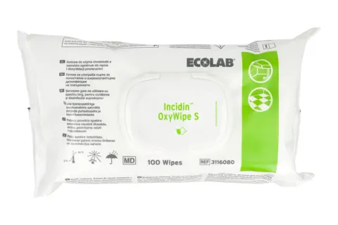 Chusteczki bezalkoholowe Incidin OxyWipe S flow pack 100 szt. Ecolab