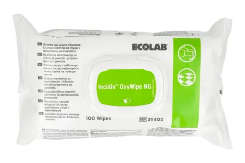 Chusteczki bezalkoholowe Incidin OxyWipe NG flow pack 100 szt. Ecolab