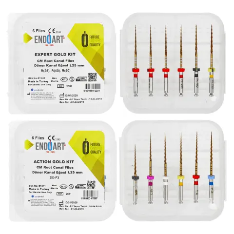 Pilniki Gold Kit 6 szt. EndoArt