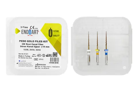 Pilniki Gold Kit 3 szt. EndoArt