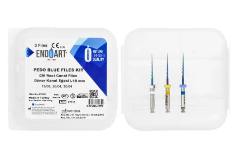 Pilniki Blue Kit 3 szt. EndoArt