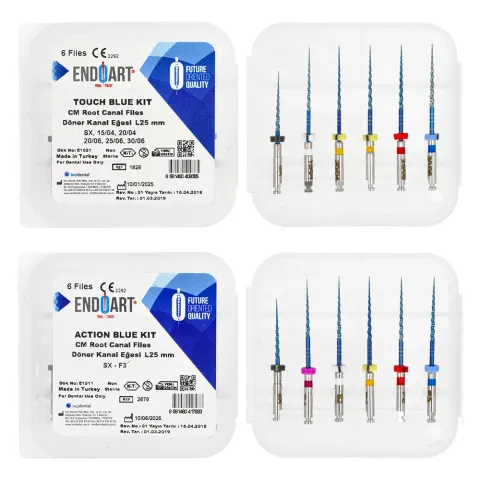 Pilniki Blue Kit 6 szt. EndoArt
