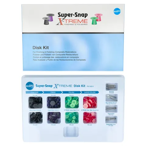 Super-Snap X-TREME Disk Kit 160 szt. SHOFU