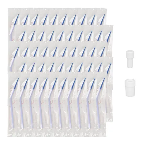 Końcówki do ssaka 1,2 mm / 2,5 mm x 50 szt. + adapter Juneland