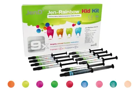 Jen-Rainbow Kid Kit 2 g x 9 szt. JenDental