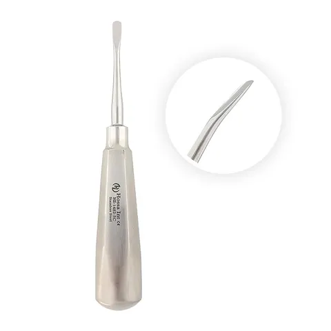 Luksator stomatologiczny metalowy odgięty 5 mm