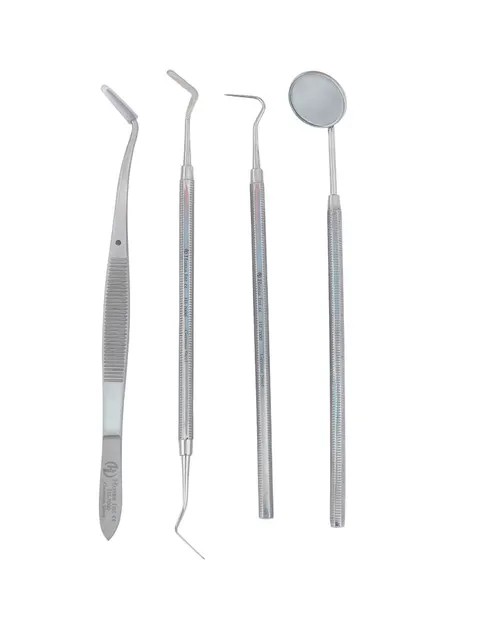 Zestaw diagnostyczny stomatologiczny 4 instrumenty