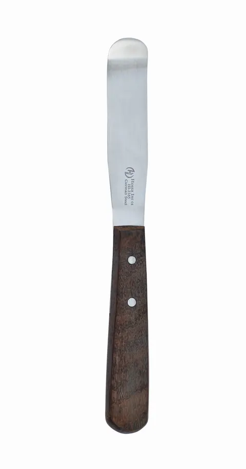 Szpatułka do wosku twarda, zagięta 20 cm