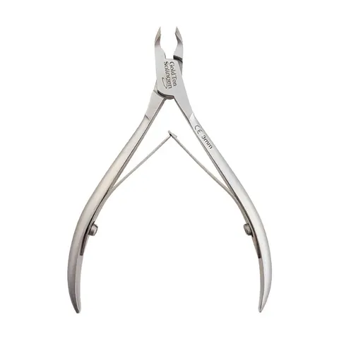 Profesjonalne cążki do skórek 3 mm GoldTon do manicure z etui