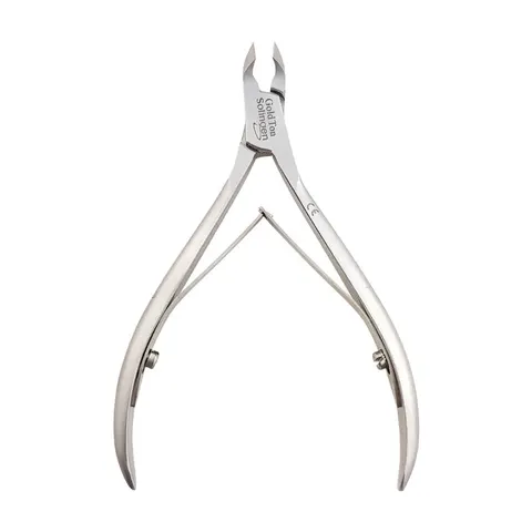 Profesjonalne cążki do skórek 5 mm GoldTon do manicure z etui