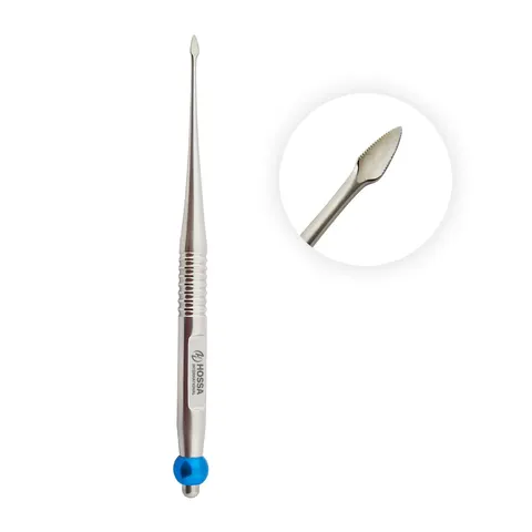 Periotom implantologiczny 3.5 mm prosty grot z mikro ząbkami