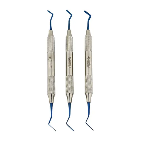 Zestaw nakładacz tytanowy ergo, dwustronny 1.6/2/3 mm