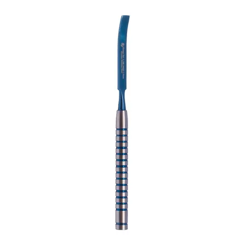 Dłuto implantologiczne tytanowe wygięte szer. 7.5 mm dł. 17 cm
