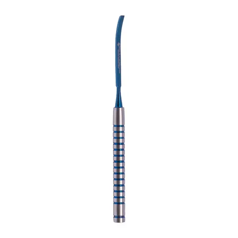 Dłuto implantologiczne tytanowe wygięte szer. 4.5 mm dł. 17 cm