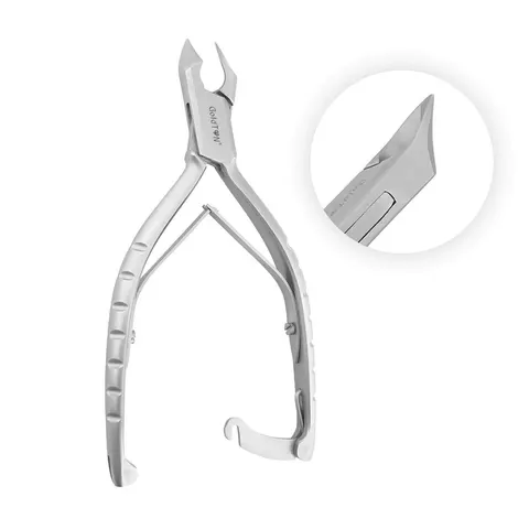 Cęgi podologiczne czołowe 14 cm GoldTon