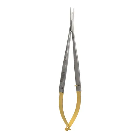 Nożyczki Castroviejo T.C. Gold proste mikrochirurgiczne 14 cm