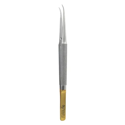 Pęseta anatomiczna mikrochirurgiczna lekko wygięta 15 cm