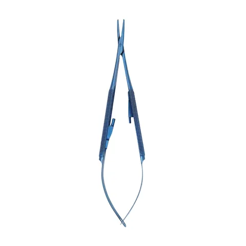 Igłotrzymacz Castroviejo mikrochirurgiczny tytanowy prosty 14 cm