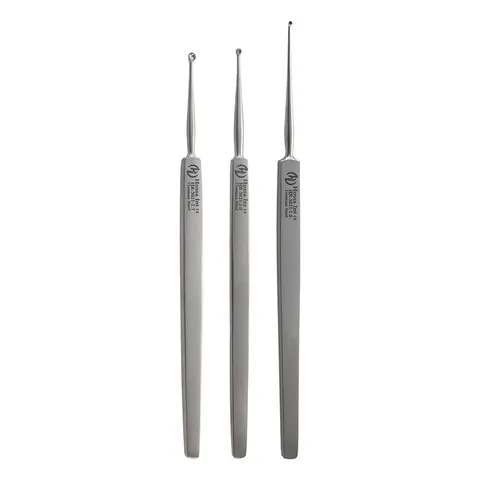 Łyżeczka do gradówki Meyhoffer zestaw: śr. 1 mm, 2 mm, 2,7 mm