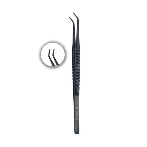 Pęseta mikrochirurgiczna wygięta 18 cm