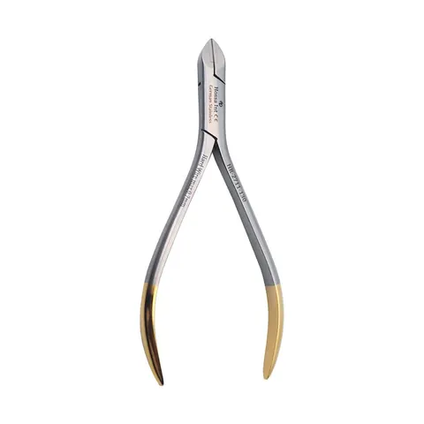 Kleszcze ortodontyczne do cięcia twardego drutu T.C. Gold 13 cm