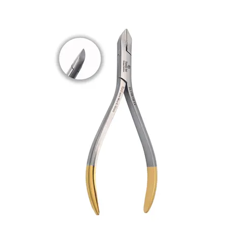 Kleszcze ortodontyczne do drutu i ligatur T.C. Gold 13 cm