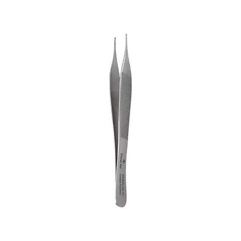 Pęseta Adson mikrochirurgiczna 0.8 mm z ząbkami 1x2