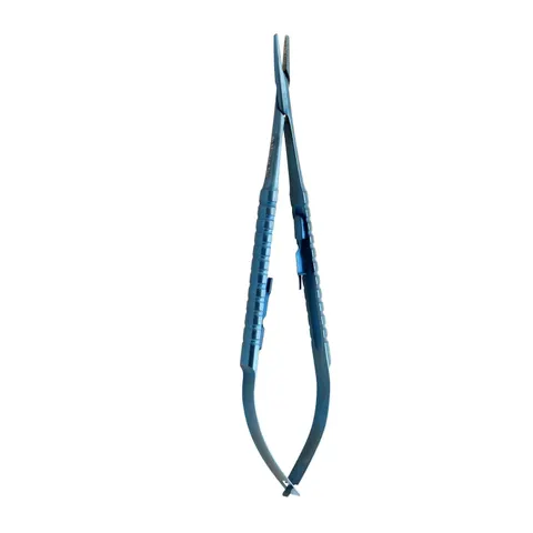 Igłotrzymacz mikrochirurgiczny tytanowy prosty 15 cm