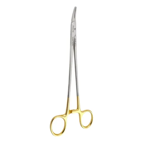 Igłotrzymacz Heaney T.C. Gold zagięty 20 cm