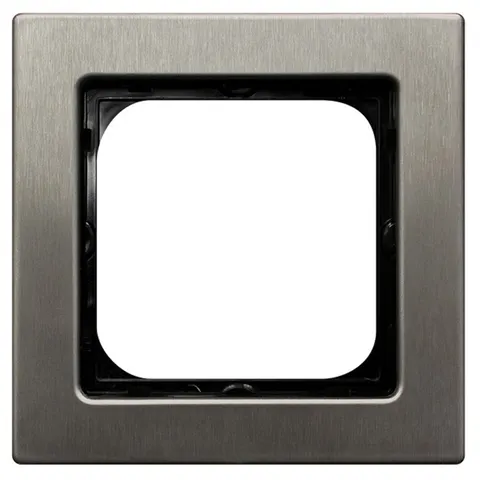 SONATA ramka pojedyncza STAL INOX