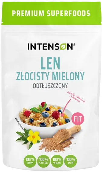LEN ZŁOCISTY MIELONY 200G INTENSON