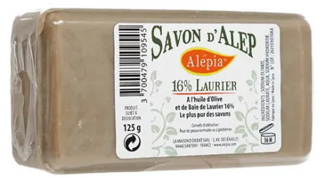 Mydło Aleppo z Olejem Laurowym 16%, Alepia, 125g