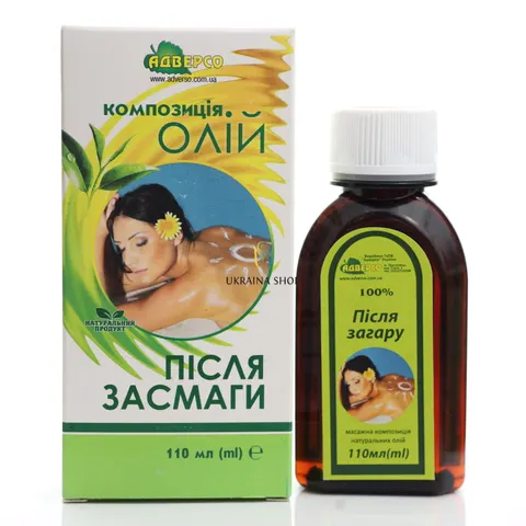 Olejek do Ciała po Opalaniu, 100% Naturalny, Adverso, 110ml