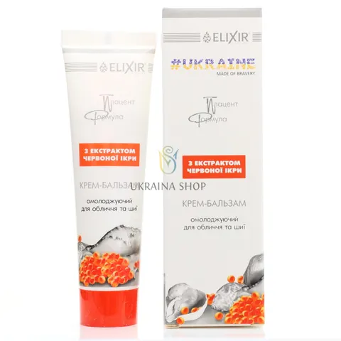 Krem Odmładzający z Czerwonym Kawiorem, Elixir, 100ml