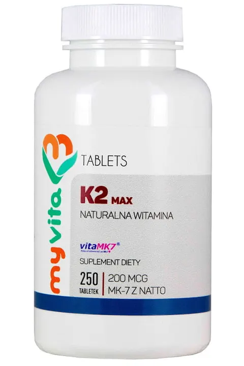 Witamina K2 MK-7 MAX 200mcg, Myvita