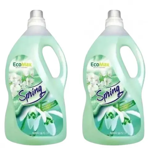 ECOMAX Płyn do płukania, Spring 4 l, pakiet 2 szt.