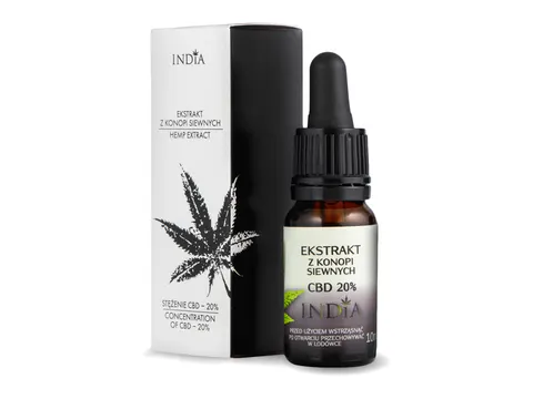 Ekstrakt z Konopi CBD 20%, India Cosmetics, 10ml