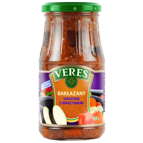 Bakłażany Smażone z Warzywami Veres, 500 g