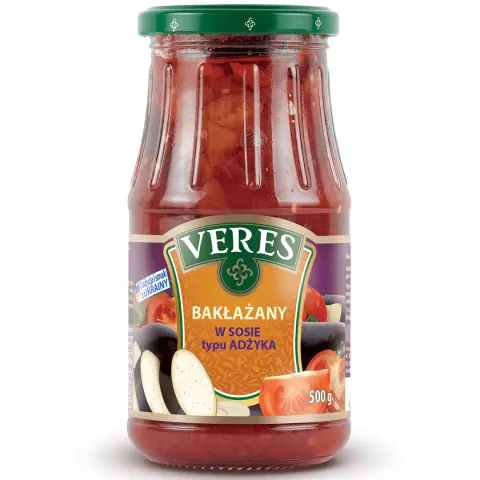 Bakłażany w Sosie Typu Adżyka, Veres, 500g
